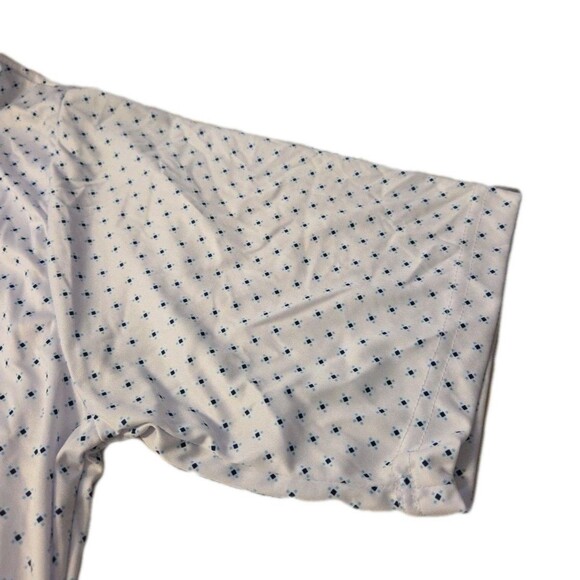 Collars & Co 3XL Dress Collar Polo Shirt White Pebble Shark Tank Golf NWOT - Picture 4 of 8